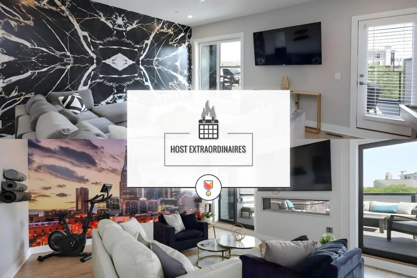 Two Townhomes- Rooftop Lounges- Hot Tub- Game Room Nashville